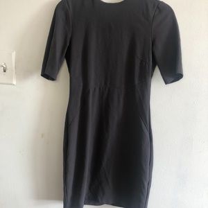 Dark Gray Casual Dress